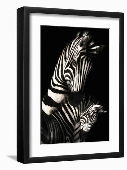 Camo-Zebra-null-Framed Art Print