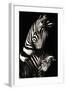 Camo-Zebra-null-Framed Art Print