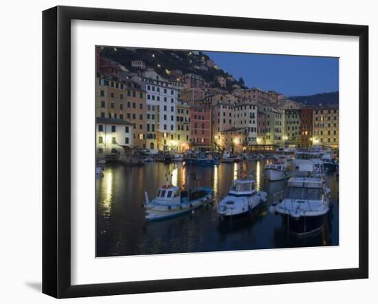 Camogli, Riviera Di Levante, Liguria, Italy, Europe-Pitamitz Sergio-Framed Photographic Print