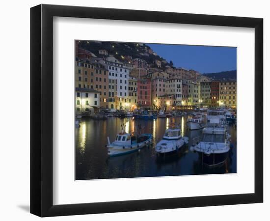 Camogli, Riviera Di Levante, Liguria, Italy, Europe-Pitamitz Sergio-Framed Photographic Print