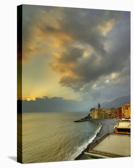 Camogli Sunset II-Richard Desmarais-Stretched Canvas