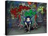 Camouflage 1 - Urban Graffiti Fairy-Jasmine Becket-Griffith-Stretched Canvas