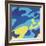 Camouflage, 1987 (Blue, Yellow)-Andy Warhol-Framed Giclee Print