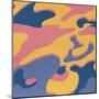 Camouflage, 1987 (Pink, Purple, Orange)-Andy Warhol-Mounted Art Print