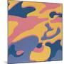 Camouflage, 1987 (Pink, Purple, Orange)-Andy Warhol-Mounted Giclee Print