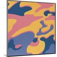Camouflage, 1987 (pink, purple, orange)-Andy Warhol-Mounted Art Print