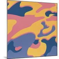 Camouflage, 1987 (pink, purple, orange)-Andy Warhol-Mounted Art Print