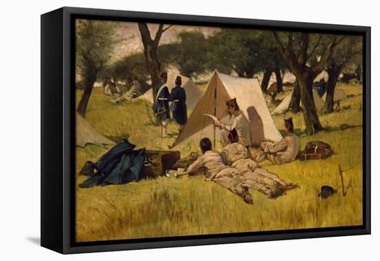 Camp, 1873-Giovanni Fattori-Framed Stretched Canvas