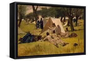 Camp, 1873-Giovanni Fattori-Framed Stretched Canvas