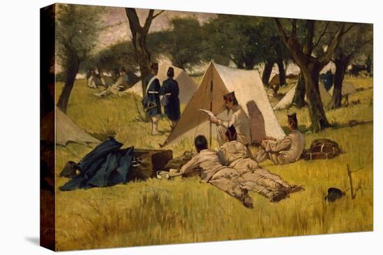 Camp, 1873-Giovanni Fattori-Stretched Canvas