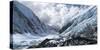 Camp 2 Ensconced in Snow, Ice and Clouds on the Upper Khumbu Glacier of Mount Everest-Kent Harvey-Stretched Canvas