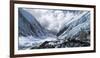 Camp 2 Ensconced in Snow, Ice and Clouds on the Upper Khumbu Glacier of Mount Everest-Kent Harvey-Framed Photographic Print