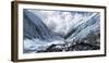 Camp 2 Ensconced in Snow, Ice and Clouds on the Upper Khumbu Glacier of Mount Everest-Kent Harvey-Framed Photographic Print
