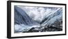 Camp 2 Ensconced in Snow, Ice and Clouds on the Upper Khumbu Glacier of Mount Everest-Kent Harvey-Framed Photographic Print