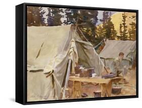 Camp at Lake O'Hara, 1916-John Singer Sargent-Framed Stretched Canvas