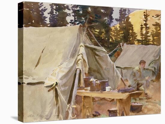Camp at Lake O'Hara, 1916-John Singer Sargent-Stretched Canvas