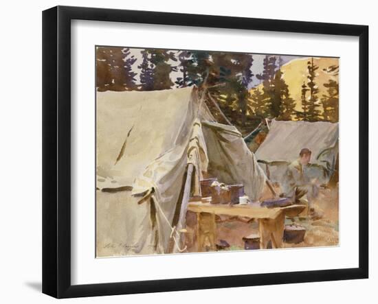 Camp at Lake O'Hara, 1916-John Singer Sargent-Framed Giclee Print