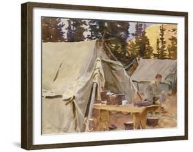 Camp at Lake O'Hara, 1916-John Singer Sargent-Framed Giclee Print