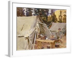 Camp at Lake O'Hara, 1916-John Singer Sargent-Framed Giclee Print