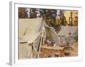 Camp at Lake O'Hara, 1916-John Singer Sargent-Framed Giclee Print