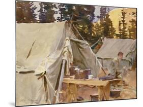 Camp at Lake O'Hara, 1916-John Singer Sargent-Mounted Giclee Print
