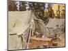 Camp at Lake O'Hara, 1916-John Singer Sargent-Mounted Premium Giclee Print