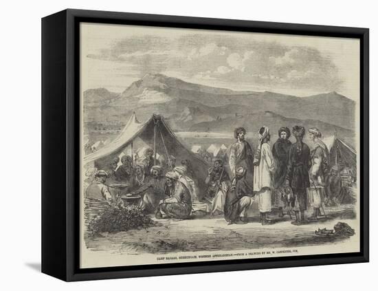 Camp Bazaar, Meerunzaie, Western Affghanistan-William Carpenter-Framed Stretched Canvas