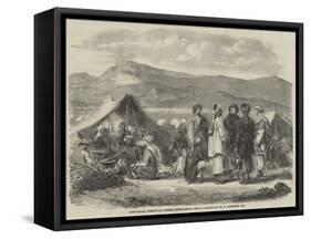 Camp Bazaar, Meerunzaie, Western Affghanistan-William Carpenter-Framed Stretched Canvas