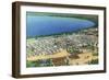 Camp Blanding, Florida - Kingsley Lake Aerial View-Lantern Press-Framed Art Print