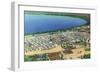 Camp Blanding, Florida - Kingsley Lake Aerial View-Lantern Press-Framed Art Print