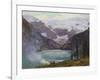 Camp by Lake Louise-Edward Henry Potthast-Framed Giclee Print