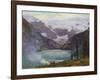 Camp by Lake Louise-Edward Henry Potthast-Framed Giclee Print