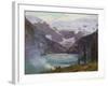Camp by Lake Louise-Edward Henry Potthast-Framed Giclee Print
