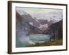 Camp by Lake Louise-Edward Henry Potthast-Framed Giclee Print