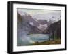 Camp by Lake Louise-Edward Henry Potthast-Framed Premium Giclee Print