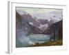 Camp by Lake Louise-Edward Henry Potthast-Framed Giclee Print