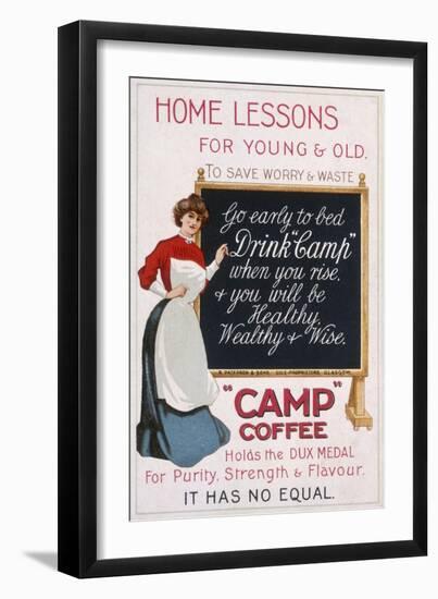 Camp Coffee - it Has No Equal-null-Framed Art Print