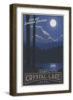 Camp Crystal Lake-Steve Thomas-Framed Giclee Print