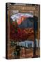 Camp Curry - Yosemite National Park, California-Lantern Press-Stretched Canvas