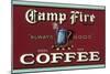 Camp Fire Coffee-null-Mounted Art Print