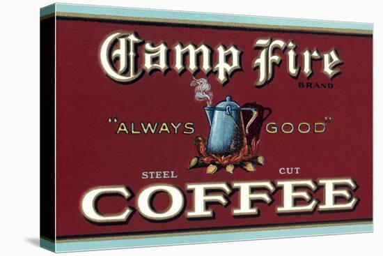 Camp Fire Coffee-null-Stretched Canvas