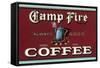 Camp Fire Coffee-null-Framed Stretched Canvas