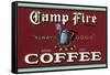 Camp Fire Coffee-null-Framed Stretched Canvas