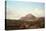 Camp Fire in the Maine Wilderness-Frederic Edwin Church-Stretched Canvas