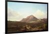 Camp Fire in the Maine Wilderness-Frederic Edwin Church-Framed Giclee Print