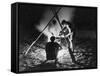 Camp Fire-null-Framed Stretched Canvas