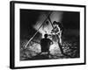 Camp Fire-null-Framed Photographic Print