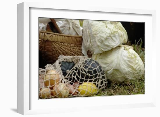 Camp Food at a Reenactment on the Yorktown Battlefield, Virginia-null-Framed Giclee Print