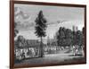 Camp in St James Park-James Fittler-Framed Art Print