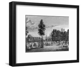 Camp in St James Park-James Fittler-Framed Art Print